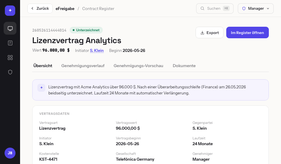 Nie wieder eine Frist oder ein Dokument verlieren